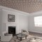 Ekena Millwork 33W x 33H x 14T Small Cameron Decorative Fretwork Wood Ceiling Panels, Cherry CELW33X33X0250CAMCH - alternate 1